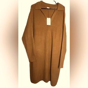 NWT A New Day Sweater Dress sz XL Rust Orange
